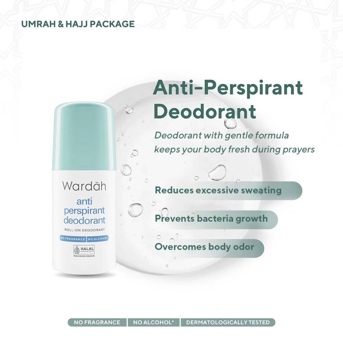 alcohol-free fragrance-free badge Wardah Umrah set