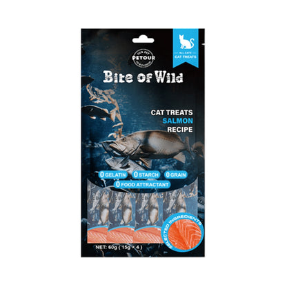 Bite of Wild Salmon wet cat treats 60g (4×15g)