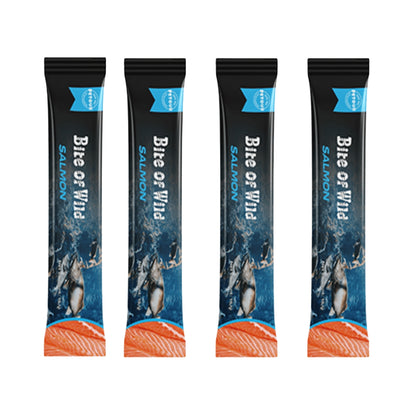 Salmon wet cat treat sachet 15g