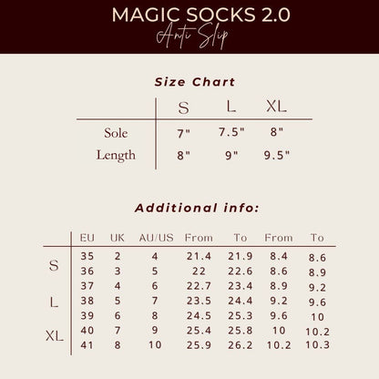 Anti-Slip Grip Magic Socks 2.0