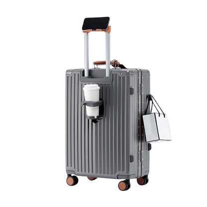 Mirwal luggage built-in cup holder and side hook