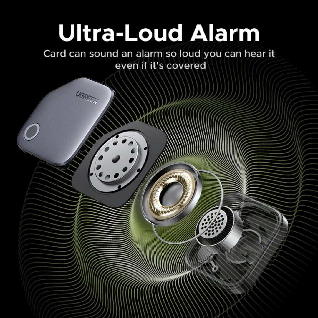 UGREEN Smart Tracker square alarm beep notification