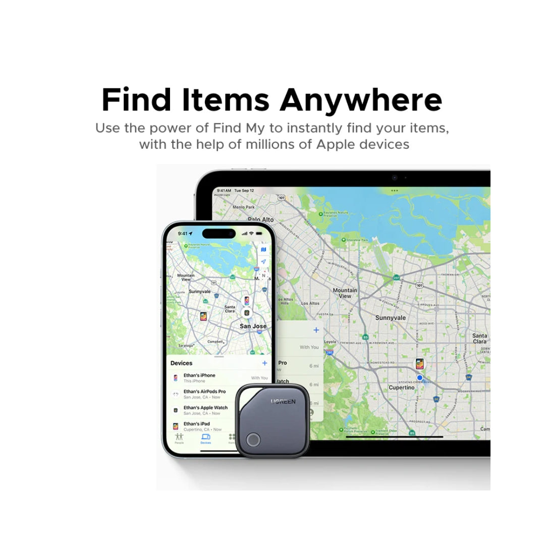 UGREEN Smart Tracker square Find My Apple