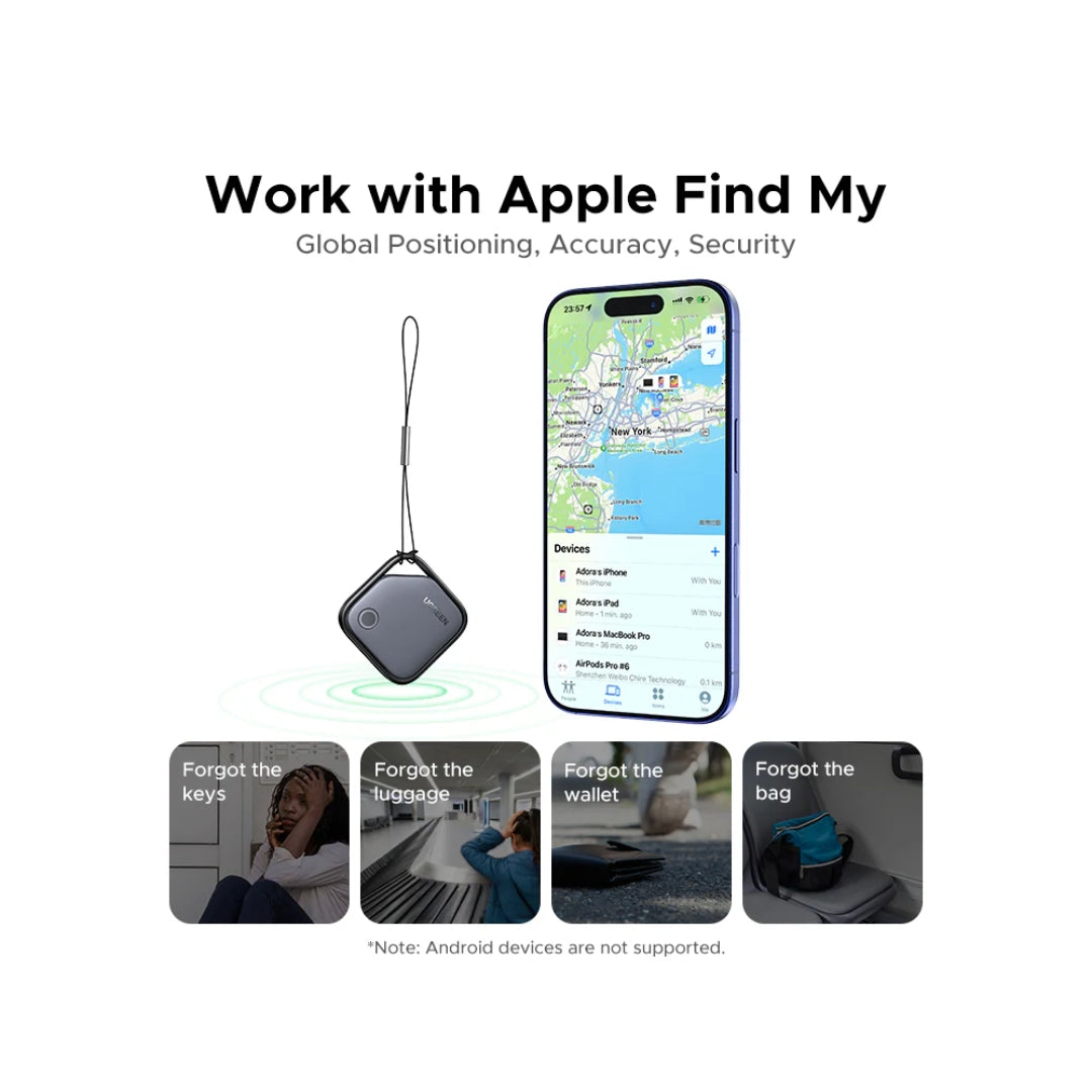 UGREEN Smart Tracker square Find My Apple