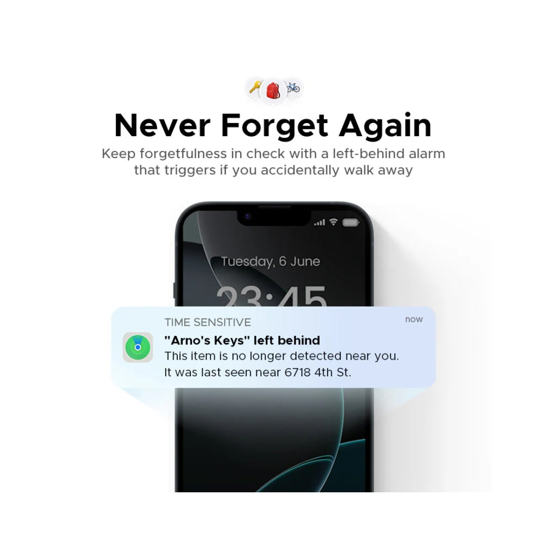 UGREEN Smart Tracker square alert notification