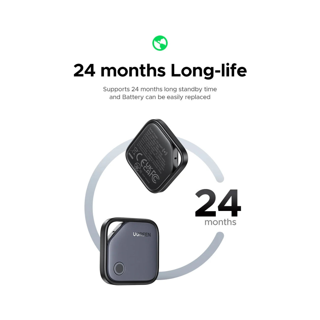 UGREEN Smart Tracker square battery life