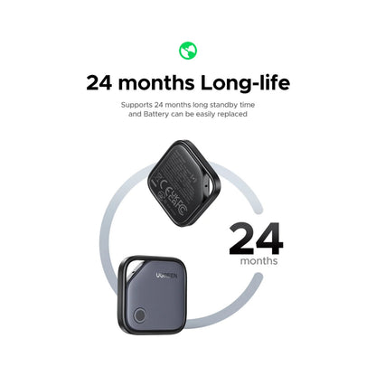UGREEN Smart Tracker square battery life
