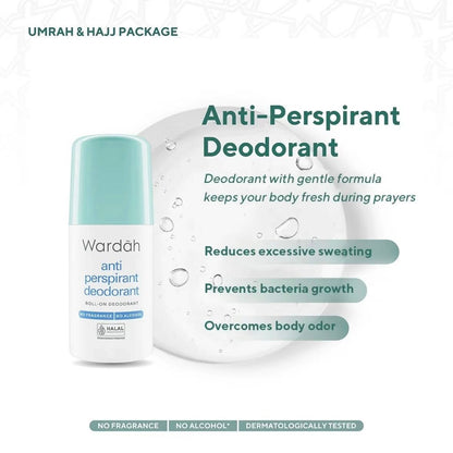 alcohol-free fragrance-free badge Wardah Umrah set