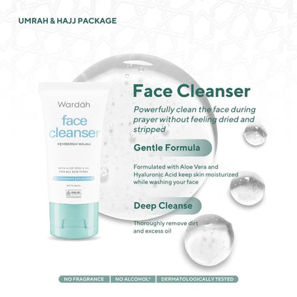 alcohol-free fragrance-free badge Wardah Umrah set